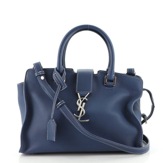 Saint Laurent Monogram Cabas Downtown Leather Baby