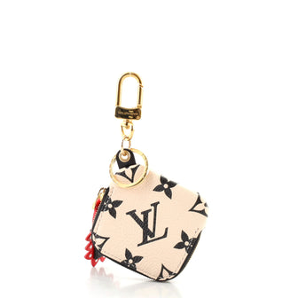 Louis Vuitton Squared Pouch Key Holder and Bag Charm
