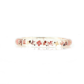 Louis Vuitton Inclusion Bangle Bracelet Resin with Crystals PM