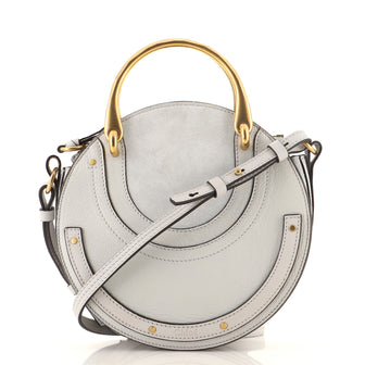 Chloe Pixie Crossbody Bag Leather and Suede Small