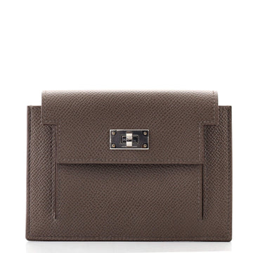 Hermes Kelly Pocket Compact Wallet Epsom