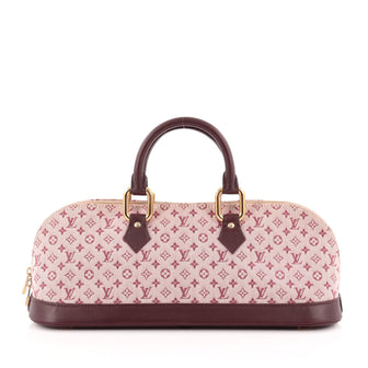 Louis Vuitton Alma Handbag Mini Lin Horizontal