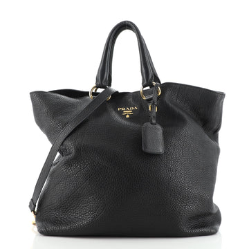 Prada Convertible Shopper Tote Vitello Daino Large
