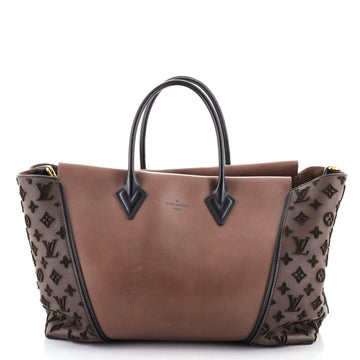 Louis Vuitton W Tote Cuir Orfevre and Veau Cachemire GM