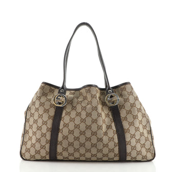 Gucci Twins Tote GG Canvas Medium