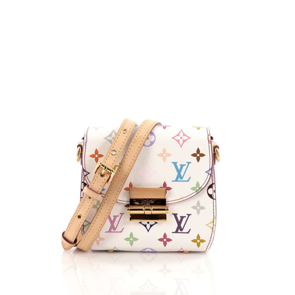 LOUIS VUITTON Louis Vuitton Monogram Multicolor Heartbreaker Shoulder Bag  M40660 White