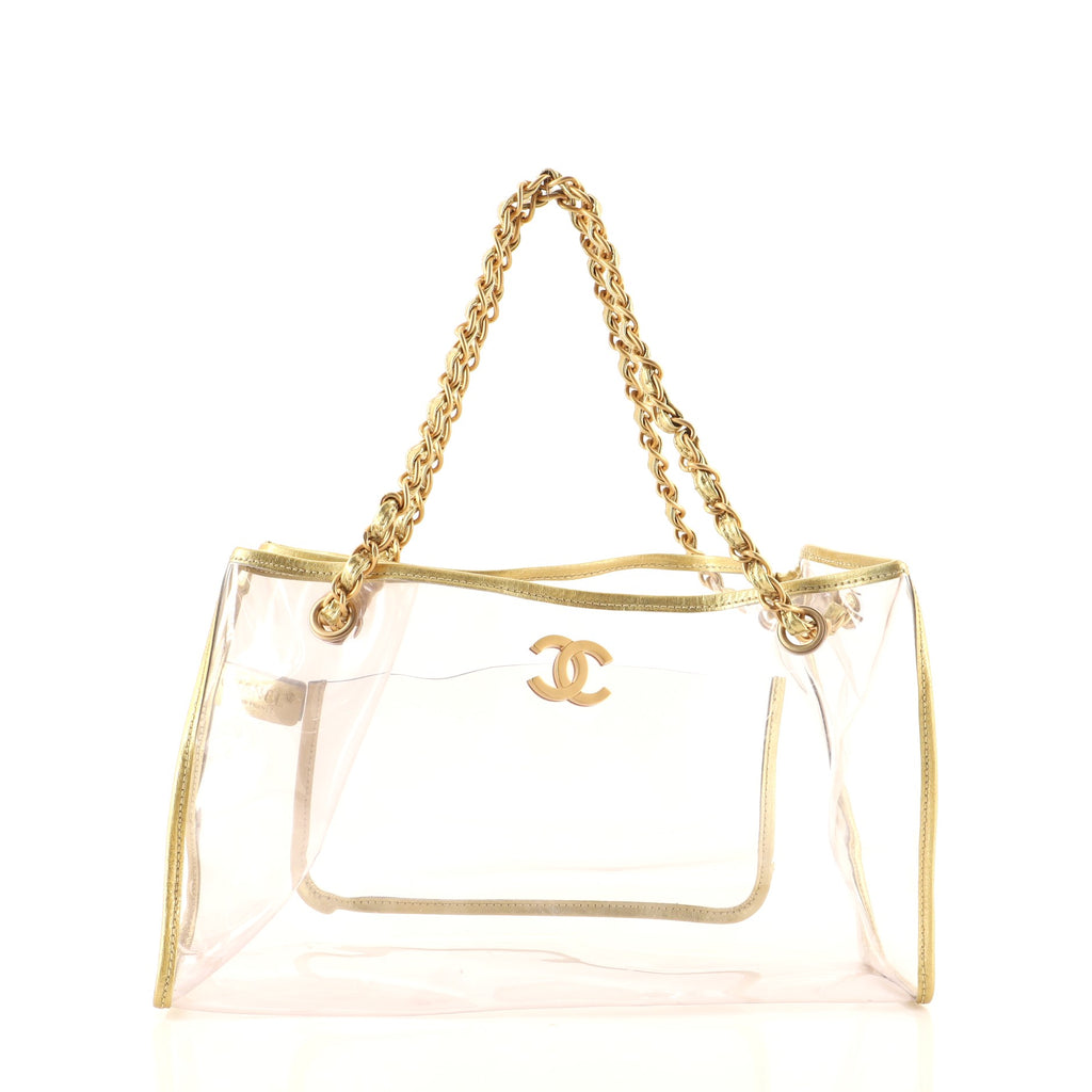Chanel Naked Tote Bag PVC Large Clear 206588151