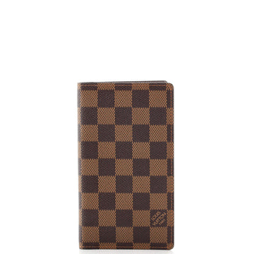 Louis Vuitton Porte Valeurs Checkbook Wallet Damier