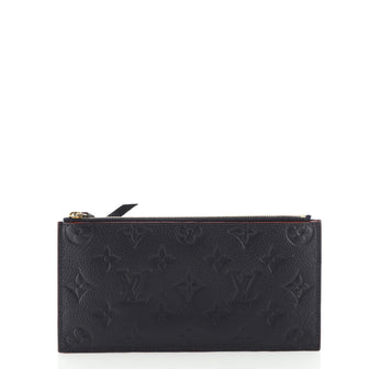 Louis Vuitton Felicie Zip Pouch Insert Monogram Empreinte Leather