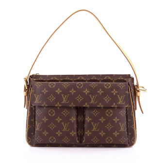 Louis Vuitton Viva Cite Handbag Monogram Canvas GM 