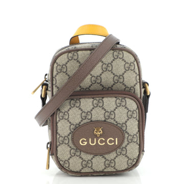 Gucci Neo Vintage Top Handle Crossbody Bag GG Coated Canvas Mini