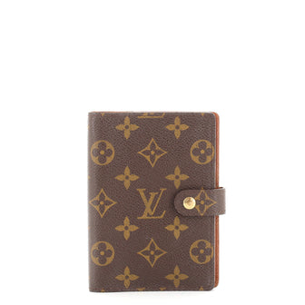 Louis Vuitton Ring Agenda Cover Monogram Canvas PM