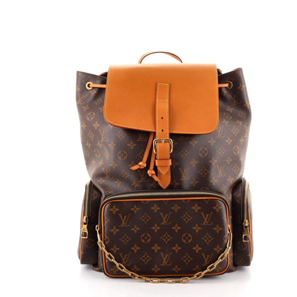 Louis Vuitton Trio Backpack Monogram Canvas Brown 1285811