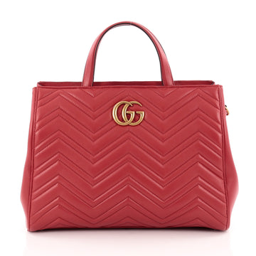 Gucci GG Marmont Tote Matelasse Leather Medium