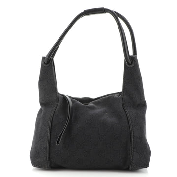 Gucci Zip Shoulder Bag GG Canvas Small