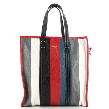 Balenciaga Bazar Tote Striped Leather Medium