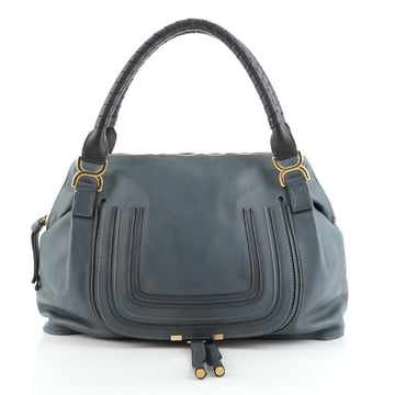 Chloe Marcie Zip Around Satchel Leather Medium