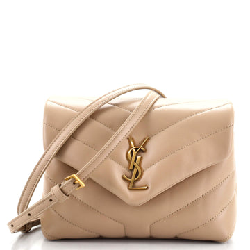 Saint Laurent LouLou Shoulder Bag Matelasse Chevron Leather Toy