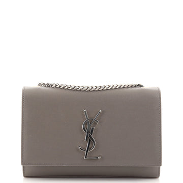 Saint Laurent Classic Monogram Crossbody Bag Grainy Leather Small