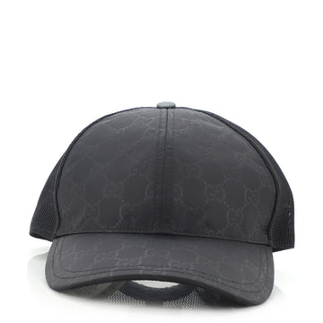 Gucci Baseball Cap GG Nylon and Mesh
