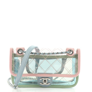 Chanel Coco Splash Flap Bag Quilted PVC With Lambskin Small