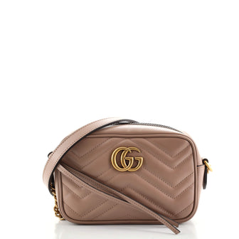 Gucci GG Marmont Shoulder Bag Matelasse Leather Mini