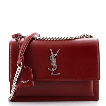 Saint Laurent Sunset Crossbody Bag Leather Medium