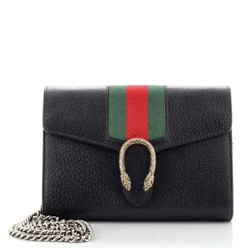 Gucci Dionysus Web Chain Wallet Leather Small