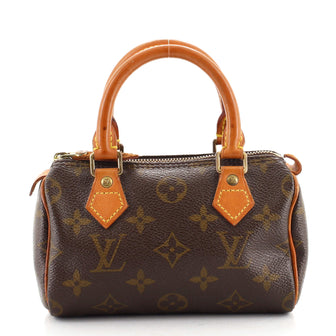 Louis Vuitton Speedy Mini HL Handbag Monogram Canvas