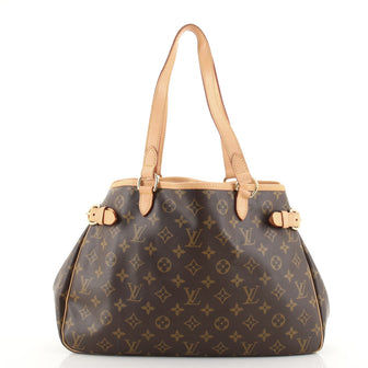 Louis Vuitton Batignolles Handbag Monogram Canvas Horizontal