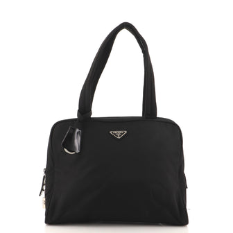 Prada Bowling Shoulder Bag Tessuto Medium