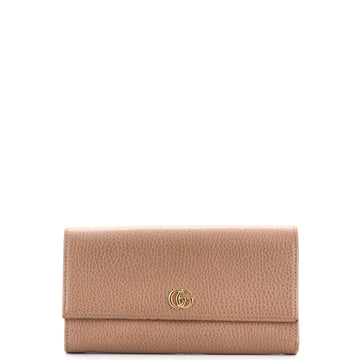 Gucci GG Marmont Continental Wallet Leather Long