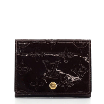 Louis Vuitton Business Card Holder Monogram Vernis