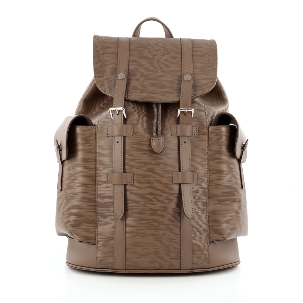 louis vuitton backpack christopher epi Buy Louis Vuitton Christopher Backpack Epi Leather PM Brown 1288001