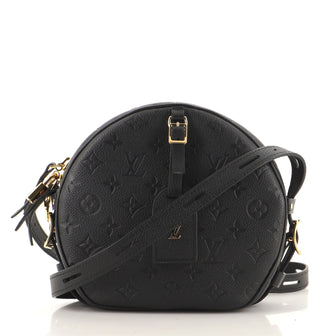 Louis Vuitton Boite Chapeau Souple Bag Monogram Empreinte Leather MM