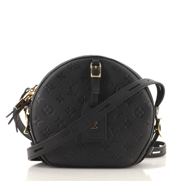 Louis Vuitton Boite Chapeau Souple Bag Monogram Empreinte Leather MM