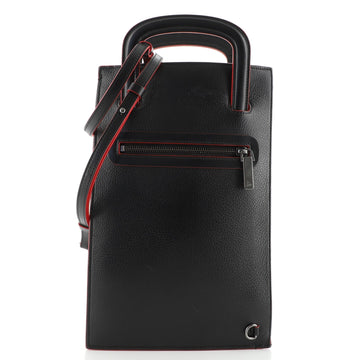 Christian Louboutin Trictrac Portfolio Bag Leather and Spiked Leather Small