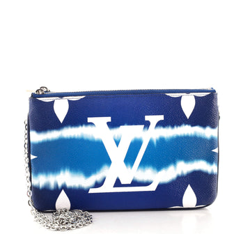 Louis Vuitton Double Zip Pochette Limited Edition Escale Monogram Giant