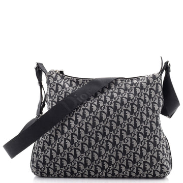 Christian Dior Vintage Trotter Messenger Bag Diorissimo Canvas Large