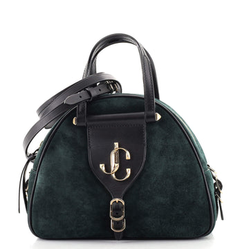 Jimmy Choo Varenne Bowling Bag Suede Small