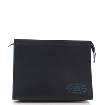 Louis Vuitton Pochette Voyage Limited Edition Malletier Taiga Leather MM