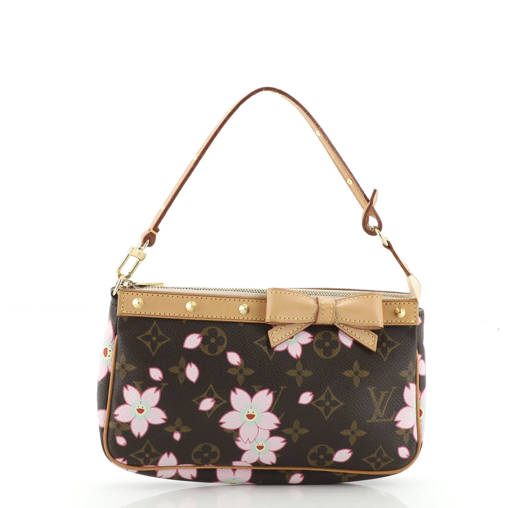 Louis Vuitton Monogram Cherry Blossom Pochette Accessories Bag