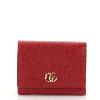 Gucci GG Marmont Flap Wallet Leather Medium