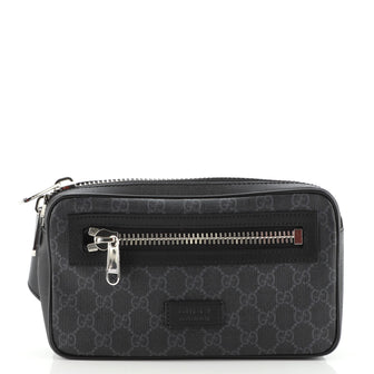 Gucci Soft Zip Belt Bag GG Coated Canvas Small