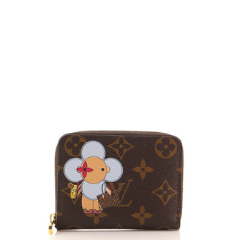 Louis Vuitton Zippy Coin Purse Limited Edition Vivienne Xmas Monogram Canvas