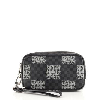 Louis Vuitton Pochette Volga Limited Edition Nemeth Damier Graphite