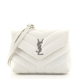 Saint Laurent LouLou Shoulder Bag Matelasse Chevron Leather Toy