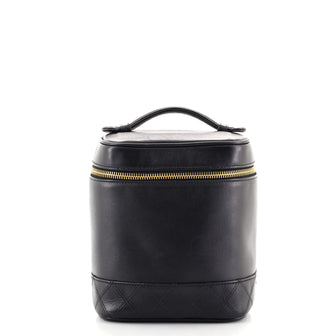 Chanel Vintage Cosmetic Case Lambskin Tall