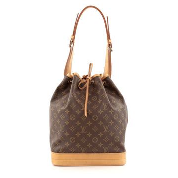Louis Vuitton Noe Handbag Monogram Canvas Large