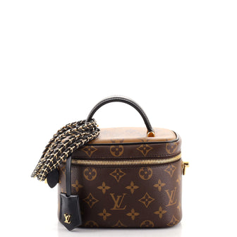 Louis Vuitton Vanity Handbag Reverse Monogram Canvas PM